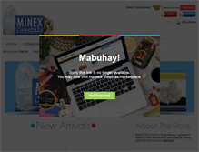 Tablet Screenshot of minex.shopinas.com