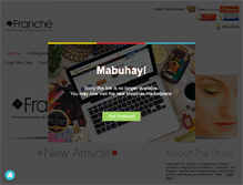 Tablet Screenshot of franche.shopinas.com